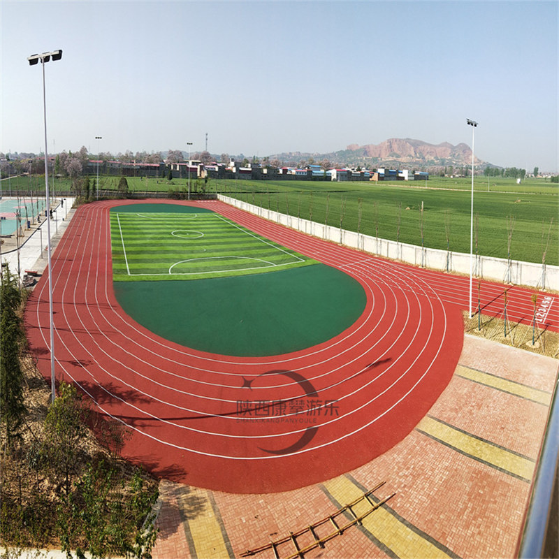 <b>學校體育場透氣型塑膠跑道</b>
