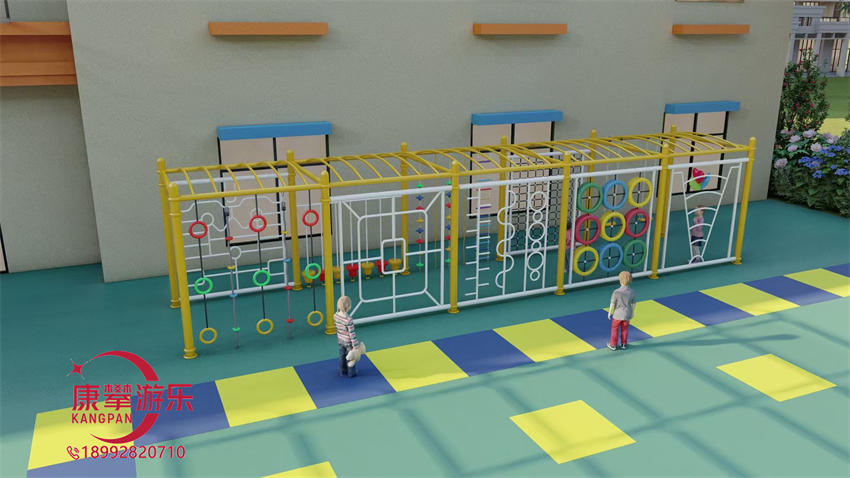 幼兒園戶外百變云梯攀爬架定制